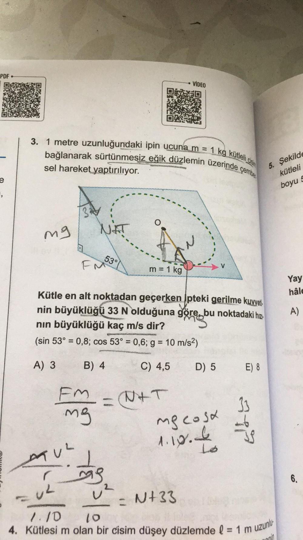 PDF V DEO 3 1 Metre Uzunlu undaki Ipin Ucuna M Ba l Fizik
