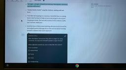 LA
ACTIONS
The Veldt
SETTINGS NOTIFICATIONS
SEARCH
MRS. CHESTNUT
233 "All right-all right, if they'll just shut up. One minute, mind you,
and then off forever."
What is your reaction to this decision?
Why?
234 "Daddy, Daddy, Daddy!" sang the children, smil