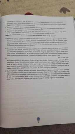 . Gerçekleşmesi mumkan bir olayıyor
, zaman vo kipi belirterek iplayen sanatsal kına yazılara hikaye done
Bir yazarın, kişisel gorus vo dusuncelerini tezla donnlogtirmeden, okuyucusuyla konuyuyormuş gibi içten bir
hava içinde yazdığı yazılara sohbet (soyle