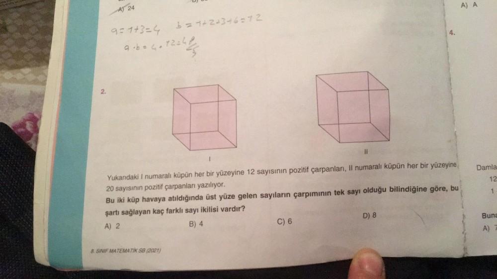 D A A A 24 B 7 223 6272 4 9 1 3 4 Q Ortaokul Matematik