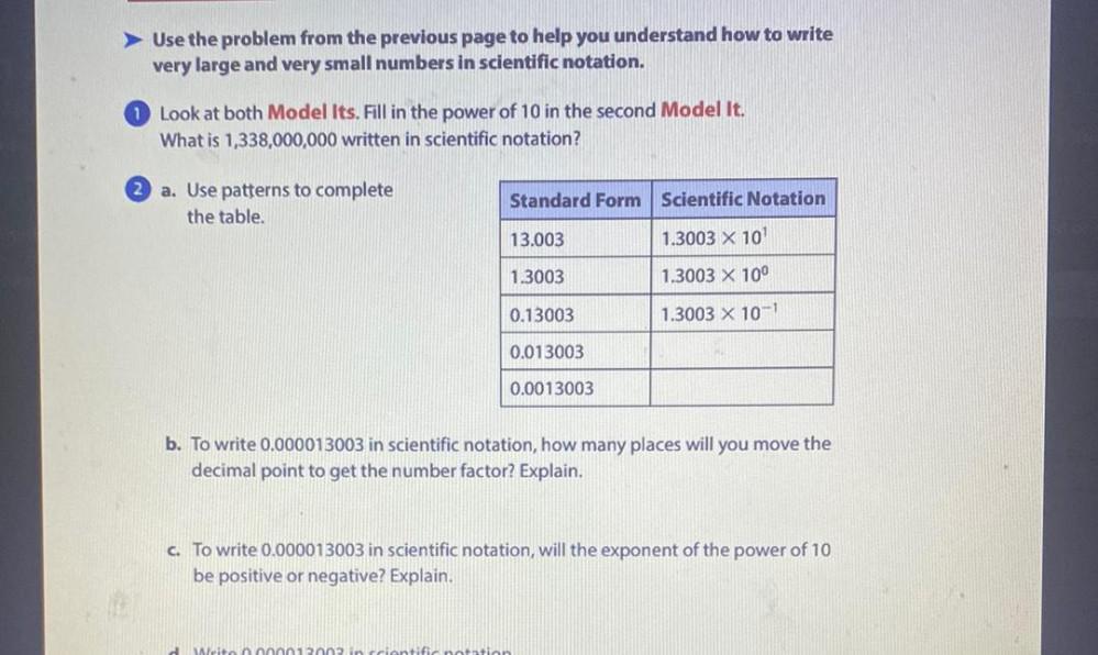 Use The Problem From The Previous Page To Help You Unde Math Use The Problem From The Previous Page To Help You Unde Math