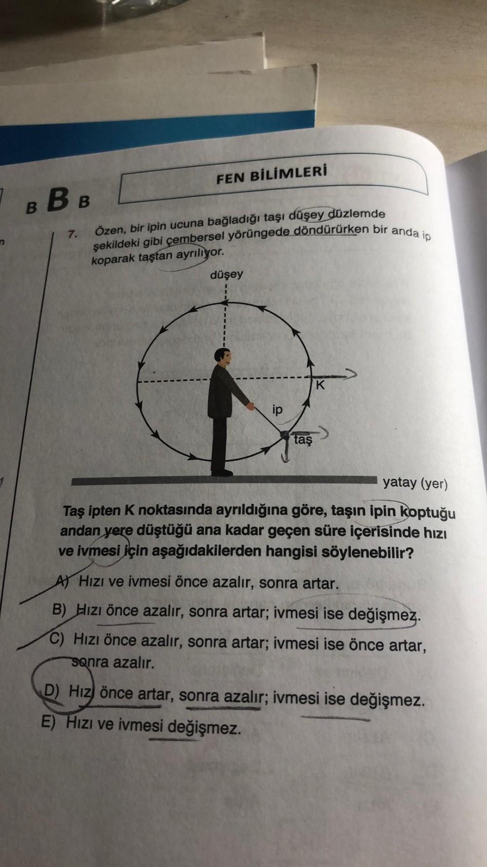 FEN B L MLER BBB zen Bir Ipin Ucuna Ba lad Ta Fizik