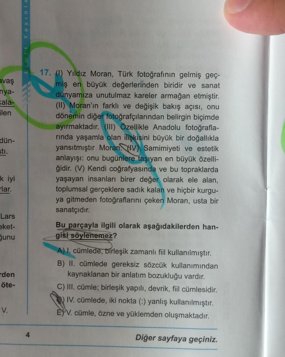 Ava Nya Kala Len D n Sti K Iyi Rlar Lars E Lise T rk e