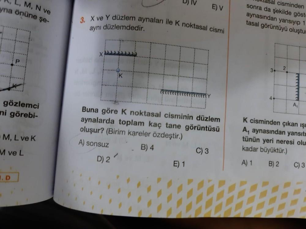 EV L, M, N ve yna önüne şe cisminden sonra da şekilde&hellip; Fizik