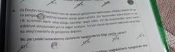 B) II.
III.
DIV.
4. (1) Eleştiri türü hem sanatı hem de sanatçıyı geliştirmesi bakımından oldukça önemli bir ye-
re sahiptir Eleştiride öncelikli olarak yazar tanıtılır. (III) Tanıtmadan sonra biçim ve içe-
rik açısından eserin sahip olduğu özellikler tespit edilir. (IV) Bu tespitlerden sonra eserin
edebiyat dünyasındaki yeri ve değeri açıklanır. (V) Son olarak da eserin hakkında varsa baş-
ka eleştirmenlerin de görüşlerine değinilir.
Bu parçadaki numaralanmış cümlelerin hangisinde bir bilgi yanlışı vardır?
AYI.
C) III.
DY IV.
E) V.
kları aşağıdakilerin hangisinde sıra-