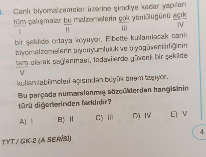 4. Canlı biyomalzemeler üzerine şimdiye kadar yapılan
tüm çalışmalar bu malzemelerin çok yönlülüğünü açık
||
1
|||
IV
bir şekilde ortaya koyuyor. Elbette kullanılacak canlı
biyomalzemelerin biyouyumluluk ve biyogüvenilirliğinin
tam olarak sağlanması, tedav