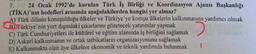 7.
24 Ocak 1992'de kurulan Türk İş Birliği ve Koordinasyon Ajansı Başkanlığı
(TİKA)'nın hedefleri arasında aşağıdakilerden hangisi yer almaz?
A) Türk dilinin konuşulduğu ülkeler ve Türkiye'ye komşu ülkelerin kalkınmasına yardımcı olmak
ROTürkiye'nin yurt dışındaki çıkarlarını gözetecek yatırımlar yapmak
C) Türk Cumhuriyetleri ile kültürel ve eğitim alanında iş birliğini sağlamak
D) Askerî kalkınmanın ve ortak tatbikatların organizasyonunu sağlamak
E) Kalkınmakta olan üye ülkelere ekonomik ve teknik yardımda bulunmak