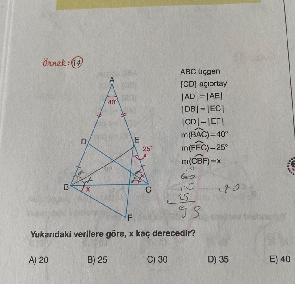 Açı-Kenar Bağıntıları Soruları ve Cevapları, Soru Çözümü, Soru Bankası -  Kunduz