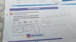 Lx
1
3x
GÖNDER GİTSİN
40 kişilik bir sınıfta Fransızca bilenlerin sayısı, İngilizce
bilenlerin sayısının 3 katıdır.
Bu iki dili bilenlerin sayısı, bu iki dili bilmeyenlerin
sayısına eşit ve 7 olduğuna göre, Fransızca bilen kaç
kişi vardır?
A)10
B) 20
CT 30
10.1
D) 31
x
E) 37
Ć
4x260
23
40=3×77 +7
no=4x
rehber matematik
3x
3.10=30