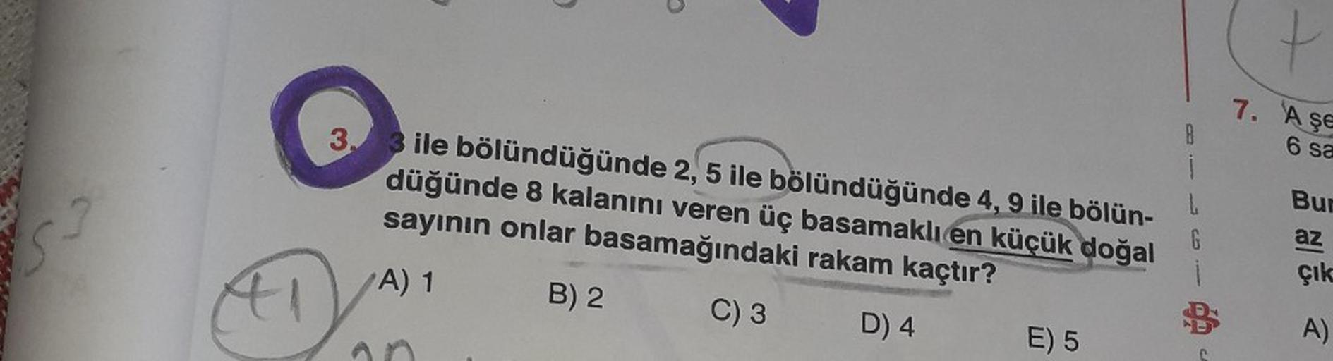 2 3 4 5 9 ile bölünebilme kuralları