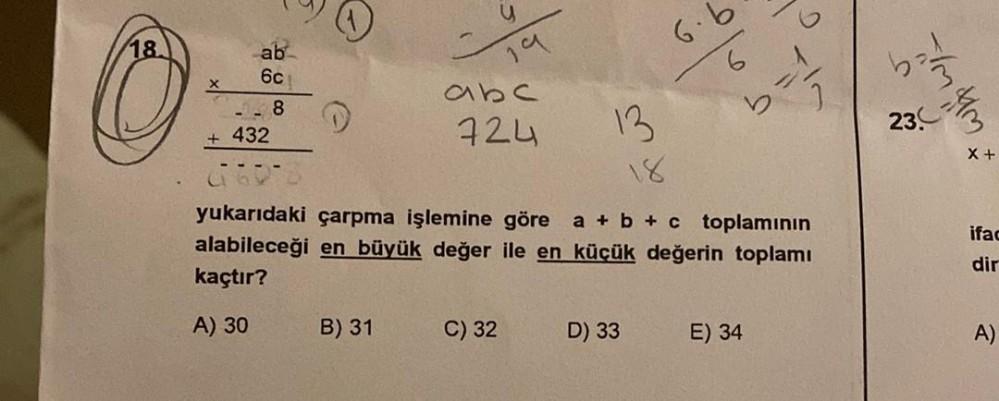 18 O X Ab 6c 8 B 31 19 Abc 724 C 32 13 4 Lise Matematik 18-o-x-ab-6c-8-b-31-19-abc-724-c-32-13-4-lise-matematik