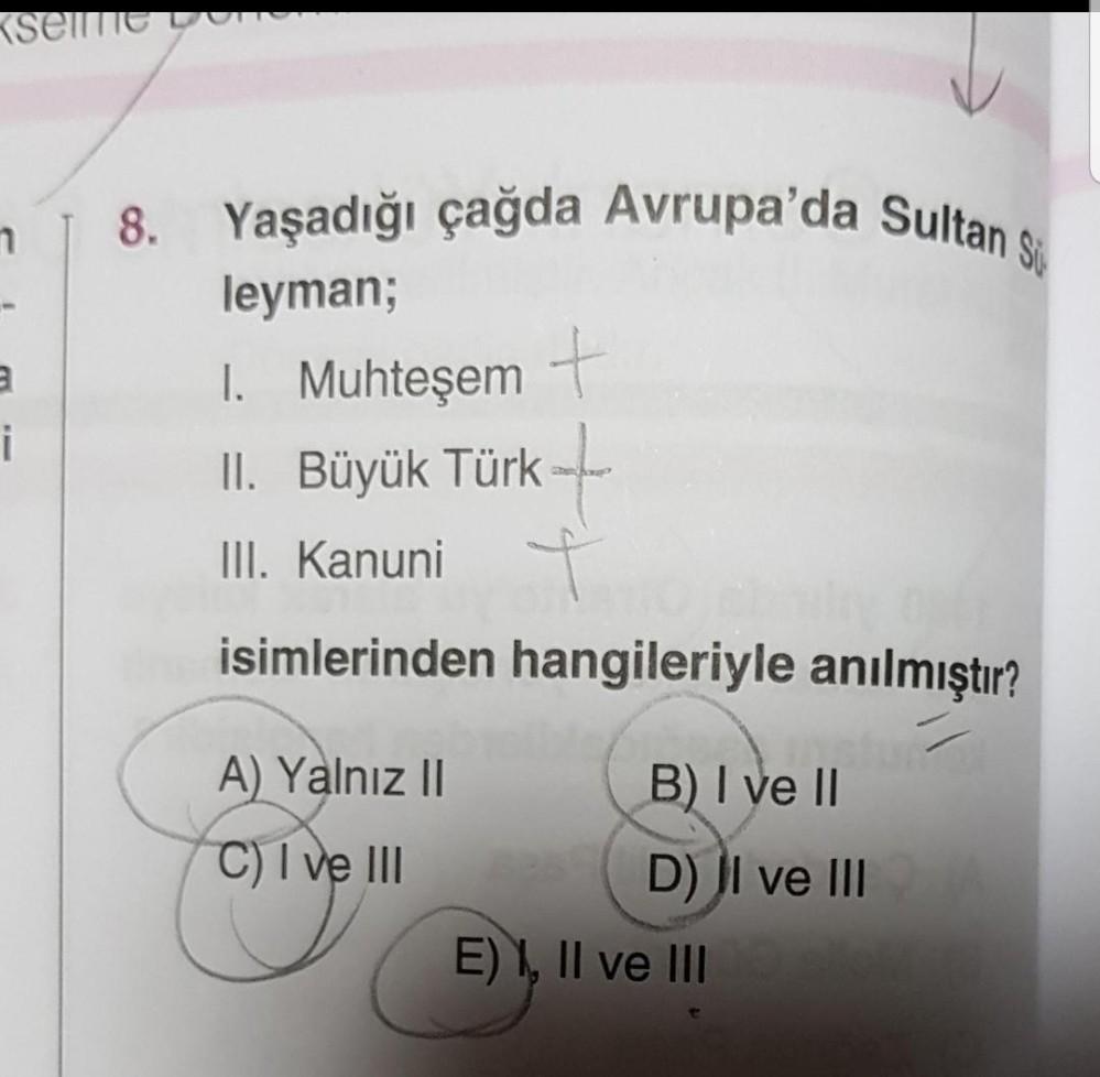 7 3 I 8 Ya ad a da Avrupa da Sultan S Leyman 1 Tarih