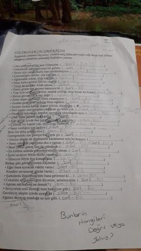 FILLIMSICER ÇALIŞMA KAĞIDI
Adak cumleler oksy
oldun cimlelerin yanındaki boşluklara yazinaz
Comelerdeks filimsilen tespit edip hangi çepit filimai
Sen günce güller açar Galpembe. (.....arf.. fi
-Gönlümde açmadan solan bir gülsün. (...ach
Senin için çarpoka