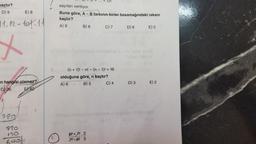 kaçtır?
D) 9
E) 8
11.12-101.11
x
n hangisi olamaz?
D) 36
E42
t
7208
720
120
600
(
7.
03! + ... +13!
sayıları veriliyor.
Buna göre, A - B farkının birler basamağındaki rakam
kaçtır?
A) 9
B) 8
C) 7
(n + 1)! -n! - (n-1)! = 16
olduğuna göre, n kaçtır?
A) 6
B) 5
6+71 2
71-61 3
C) 4
D) 6
D) 3
E) 5
E) 2
JALA