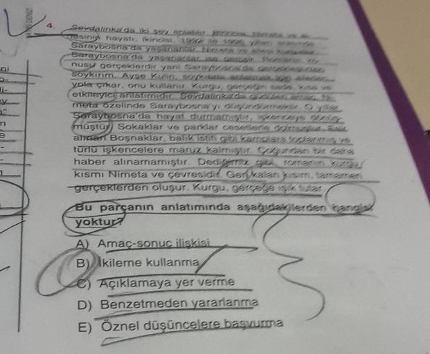 U
ni
O-
"
m
Sevdalinka da iki sey aplater Besta
resinin hayatı, ikincisi, 1992 14 1995 a
Saraybosna da yaşanacat Nineta ve ste
Saraybosna'da yaşananlar ise decor
nusu gerçeklerdir yani Saraycose da ce
Soykırım. Ayse Kuin, sokso acaicoax oder...
yola çıkar,