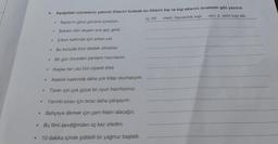 4. Aşağıdaki cümlelerin çekimli fiillerini bularak bu fiillerin kip ve kişi eklerini örnekteki gibi yazınız.
iç: fiil
-meli: Gereklilik kipi
-sin: 2. tekil kişi eki
İlaçlarını günü gününe içmelisin.
Babam dün akşam eve geç geldi.
Erken kalkmak için erken yat.
. Bu konuda bize destek olmalılar.
•
•
Bir gün önceden çantamı hazırlarım.
Keşke her yaz bizi ziyaret etse.
Atatürk hakkında daha çok kitap okumalıyım.
Tören için çok güzel bir oyun hazırlıyoruz.
• Yarınki sınav için biraz daha çalışayım.
Bahçeye dikmek için çam fidanı alacağız.
• Bu filmi sevdiğimden üç kez izledim.
10 dakika içinde şiddetli bir yağmur başladı.
**********