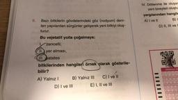 9.
Bazı bitkilerin gövdelerindeki göz (nodyum) deni-
len yapılardan sürgünler gelişerek yeni bitkiyi oluş-
turur.
Bu vejetatif yolla çoğalmaya;
Izencefil,
II. yer elması,
III. patates
bitkilerinden hangileri örnek olarak gösterile-
bilir?
A) Yalnız I
B) Yalnız III C) I ve II
E) I, II ve III
D) I ve III
IV. Döllenme ile oluşar
yeni bireyleri oluştu
yargılarından hangile
A) I ve II
B) L
D) II, III ve
HOR
00
57093
ÖĞRENCİ NO