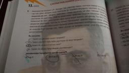 13. DENEME
Manhattan'da büyüyen J.D. Salinger, lise yıllarında hikâye yazmaya başladı ve II. Dün
vaşı'nda görev almadan önce 1940'larda bu öykülerin birçoğunu yayımlattı. lik öykülen
yayımlanan ilk eseri oldu. 1948'de eleştirmenler tarafından övgüyle karşılanan "Muz Bal
dergisinde yer aldı. Derginin 1940 Mart Nisan sayısında yer alan "Gençler" öyküsu
Mükemmel Bir Gün" isimli öyküsü daha sonra birçok eserinin yer alacağı The New York T
eserinde bir ergenin masumiyetini kaybedip yabancılaşmasını anlattığından özellikle ergen
dergisinde yayımlandı. 1951'de ilk romani "Gönülçelen" popüler başarıyı hemen yakalan
lar arasında ilham kaynağı oldu. Hâlen okunan ve tartışılan roman yılda 250.000 adet sa
sürdürmektedir.
9.
Bu parçada;
ÇAVDAR TARLASIND
Yazann en çok satan romanı hangisidir?
Yazanın eserlerini toplu hålde yayımlayan ilk dergi hangisidir?
Yazarın ilk romanının konusu nedir?
Yazanın ilk öyküsü hangi dergide yayımlanmıştır?
sorularından hangilerinin cevabı yoktur?
Ave Il
B) II ve II
CIII ve IV
DI ve IV
11. Pencey'de cus
biftek çıkarıye
pazar günleri
cuklanna ak
Biftekleri de
Biftek çıkta
Betty veri
rürler.
Bu sözl
A Ann
BLOK
-G) Ye
DAY