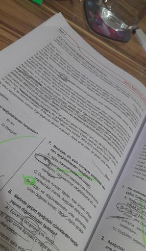 ygilerle...
Test 1
ü aşağıdakilerden hangisidir?
B) Ani
D) Biyografi
R. 7 ve 8. eorulari apa-daki metne göre yanıtlayını
tir.
isimli bir kıza apik olduğunu söyleyen büyük oğlu Thom'a yazdığı bir yazı verilmig
Dida Fareler ve insanlarin Nobel ödülü yazan Jo