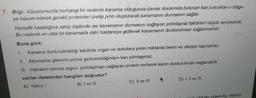 7. Bilgi: Vücudumuzda herhangi bir nedenle kanama olduğunda damar duvarında bulunan kan pulcukları o bölge-
ye hücum ederek gerekli proteinleri üretip pihti oluşturarak kanamanın durmasını sağlar.
Hemofili hastalığına sahip kişilerde ise kanamanın durmasını sağlayan pıhtılaşma faktörleri düşük seviyededir.
Bu nedenle en ufak bir kanamada dahi hastaneye gidilerek kanamanın durdurulması sağlanmalıdır.
Buna göre;
1. Kanama durdurulmadığı takdirde organ ve dokulara yeteri miktarda besin ve oksijen taşınamaz.
II. Akyuvarlar görevini yerine getiremediğinden kan pıhtılaşmaz.
III. Hastanın kanına uygun, pıhtılaşmayı sağlayan protein verilerek kanın durdurulması sağlanabilir.
verilen ifadelerden hangileri doğrudur?
A) Yalnız 1
B) I ve III
C) II ve III
*
D) I, II ve III
it olduğu ortamda, otomo-