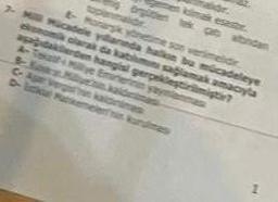 aldr
men kimak esesor.
orgien tak gp abondan
&- Moraryk yönetine son verimeldr
Mücadele yanında halkon bu mücadeleye
nomik olarak da kathmini sağlamak amacıyla
den hangisi gerçekleştiri
Emirten
pekleştirilmiştir?
A- Teka-
C- Aper