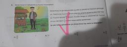 2.
Ahmet Amca'nın bahçesinde su kuyusu bulunmaktadır.
B) 17
Ahmet Amca, bir gün bahçesindeki kuyudan su çekmek için kuyunun yanına gidi-
yor. Fakat kovayı kuyunun içerisine attığında zamanla aşınan ip ortasından kopu-
yor. Kuyunun derinliği metredir. Kuyudan rahatça su çekebilmek için, kuyunun
ipi kuyu derinliğinin si kadar olacak şekilde ayarlanmıştır.
Ipi eski haline getirebilmek için Ahmet Amca kaç metre ip eklemelidir?
72
C)/17
D)
YAĞMUR ÇAKIR
& Plom
Buna göre, aşağ