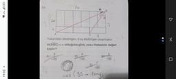 VOLTE 60
19:02 ¹
30.
3
IP
a
3
A)
√65
A
C
Yukarıdaki dikdörtgen, 9 eş dikdörtgen oluşmuştur.
m(ABC) = a olduğuna göre, cosa ifadesinin değeri
kaçtır?
B)
6
65
*
4
√65
E
2
7
√65
cos (90- (x+y)
C
B
3
5
√65
6+5
>(