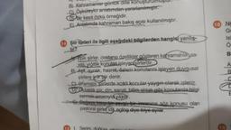 B) Kahramanlar günlük dille konuşturulmuştur.
C) Öyküleyici anlatımdan yararlanılmıştır.
Bir kesit öykü örneğidir.
E) Anlatımda kahraman bakış açısı kullanılmıştır.
14 Şiir türleri ile ilgili aşağıdaki bilgilerden hangisi yanlış-
Epik şiirler, destansı özellikler gösteren kahramanlık, sa-
vas, yiğitlik konular işleyen şiirlerdir.
B) Aşk, ayrılık, hasret, özlem konularınıişleyen duygusal
şiirlere lirik sür denir.
C) Dramatik silirlerde acıklı konular yaygın olarak işlenir.
DDidaktik siir: din, sanat, bilim ablak gibi konularda bilgi
vermek amacıyla yazılır.
E) Boğaya karşı bir sevgi bir imrenme söz konusu olan
pastoral şiirleridij, eaglog diye ikiye ayrılır.
1. Serin
18 Ne
Gi
Isl
Ő
B
Abbo/2
19
E