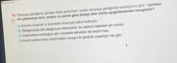 Fermus & KAB
19. "Dünyaya geldiğimiz günden daha anlamlidir, neden dünyaya geldiğimizi anladığımız gün." cümlesi-
nin yükleminin türü, anlamı ve yerine göre özdeşi olan cümle aşağıdakilerden hangisidir?
A) Kolomb Amerika' yi bulmadan önce çok daha mutluydu.
B) Öldüğünüzde ölü olduğunuzu bilmezsiniz, bu sadece başkaları için zordur.
C) Yenilmekten korktuğum için mücadele etmekten de kaçtım hep.
D) Kendi iradene karşı sürdürdüğün savaşın ilk günüdür yaşadığın her gün.