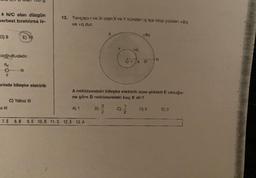 4 N/C olan düzgün
serbest bırakılırsa iv-
D) 8
E) 16
doğrultudadır.
ay
Ol
Y
erinde bileşke elektrik
e Ill
C) Yalnız III
13. Yarıçapır ve 3r olan X ve Y küreleri iç içe olup yükleri +8q
ve +q dur.
A) 1
7. E 8. B 9. E 10. B 11, C 12. E 13. A
B)
Y
32
A noktasındaki bileşke elektrik alan şiddeti E olduğu-
na göre B noktasındaki kaç E dir?
C)
+9
+8q
Or A 2r
1
2
8
D) 2
E) 3