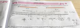 ştir.
ekil-
SAYISAL BÖLÜM
7. SINIF MATEMATIK TESTI
INA
Aşağıdaki Şekil 1'de Burcu'nun kırtasiyeden aldığı kurşun kalemin ilk boyu, Şekil 2'de ise bu kalemin 4. günün so
nundaki boyu verilmiştir.
16 cm
28
3
Şekil 1 (Başlangıç)
Bu kalem her gün kullanıldıkça santimetre cinsinden eşit miktarda kısalmaktadır.
Buna göre bu kalemin bir günlük kısalma miktarı santimetre cinsinden aşağıdakilerden hangisidir?
A) 1
D)
B)
C)
-
16
2
16-
23
28 cm
Şekil 2 (4. gün)
=
3kez kisely
48-18-19 420 4
3
8. Mesut, matematik dersinden kendisine hedef olarak belirlediği 200 adet soruyu, her gün bir önceki günden 8 so-
ru daha fazla ca
amba guni baslamistir.