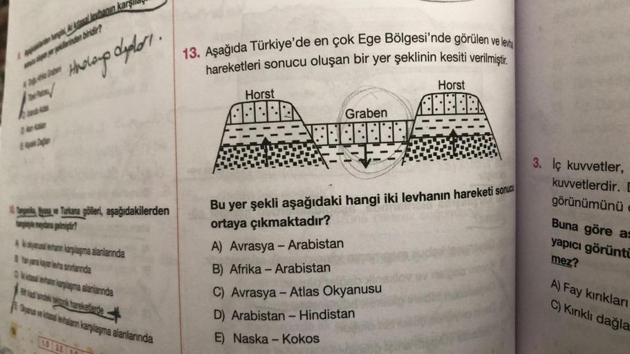 tallavhanun kars
prinden biridir?
//
Holong dyplor.
Nas ve Turkana gölleri, aşağıdakilerden
he meydana gelmiştir?
4keus hann karşılaşma alanlanında
Bayar kar levha snianında
Qasehan karşılaşma alanlanında
Ognus ve kassal leheann karşılaşma alanlarında
13. 