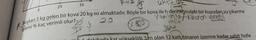 2X
X
3X
3
PXK tuz
Boşken 5 kg gelen bir kova 20 kg su almaktadır. Böyle bir kova ile h derinliğindeki bir kuyudan su çıkarma
20
işlemi % kaç verimli olur?
24
(180
WF*
dakikada kat yüksekliği 3/m olan 12 katlı binanın üzerine kadar sabit hızla
