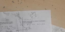 bac-by
4.14
"iğinin tepe noktasını ve x ek-
arı köşe kabul eden üçgenin
dir?
C) 150
D) 175
-16-100 125
- 16
E) 200
TUS
who,
y = x -5x+17
parabolü üzerindeki bir noktanın koordinatları
toplamı en az kaçtır?
B) 13
C) 15 D) 17 E) 19
(7) 11
yet's
2
2,5
I
-12-18
2-3