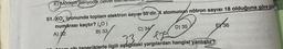 E) Modern periyodik cetvel elementum
51.XO iyonunda toplam elektron sayısı 50'dir. X atomunun nötron sayısı 18 olduğuna göre kütte
numarası kaçtır? (₂0)
A) 32
B) 33
C) 34
cal
ex
D) 35
3.3.
eciklerle ilgili aşağıdaki yargılardan hangisi yanlıştır?
EX 36