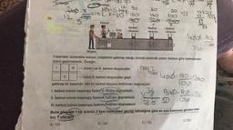 10.
C) Nergis
260.x
5
12
$
DyMenekşe
16 90
12x=5.197
=192 x=80 +180
11
Kasiyer
Ürün
Barkod
okuyucu
B) 160
WO
&0
160
320
11
Barkod
okuyucu
750
888-11-
Barkod
okuyucu
Müşteri
Yukarıdaki düzenekte kasiyer, müşterinin getirmiş olduğu ürünün üzerinde yazan ifadeye göre barkodlardan
ürünü geçirmektedir. Örneğin,
28812
1
ürünü I ve III. barkod okuyucudan
C) 180
1pp
422 23225/5
4$8.82
326
Tax
ürünü II. barkod okuyucudan geçir.
şeklinde bir sistemdir. Her bir barkod okuyucu birbirinden bağımsızdır.
1. barkod ürünün başlangıç fiyatın % 10'unu düşmektedir.
II. barkod ürünün başlangıç fiyatının %20'sini düşmektedir.
III. barkod ürünün başlangıç fiyatının %50'sini düşmektedir.
Buna göre 400 t bir ürünün 2 tane barkoddan geçtiği bilindiğine göre en son ödenmesi gereken tutar
kaçt olamaz?
A) 120
22
486.90=360
100
36 360.82.1
87=288
180
288 G
D) 280
