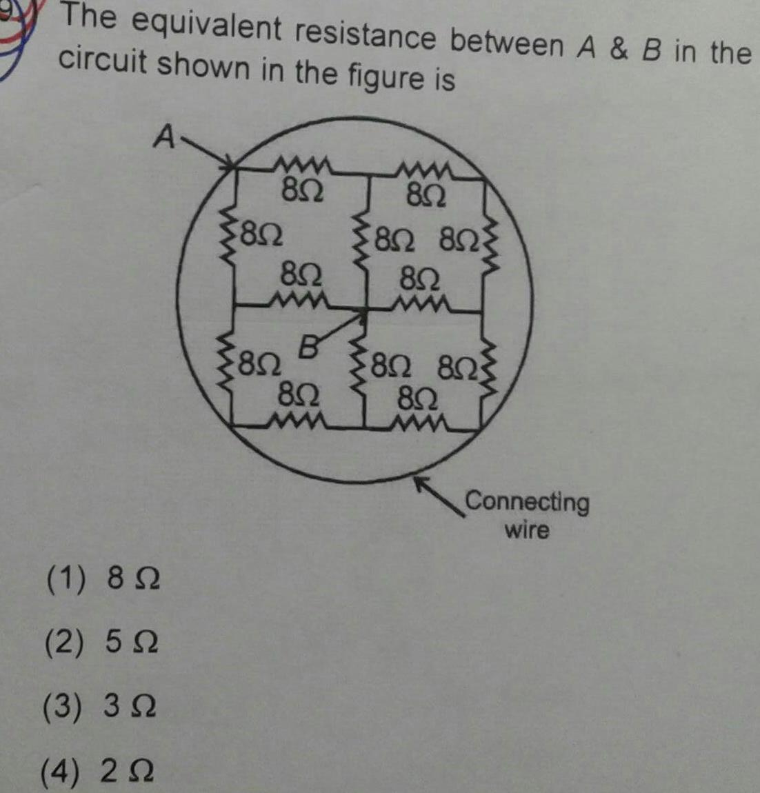 [ANSWERED] The equivalent resistance between A B in the circuit shown Kunduz