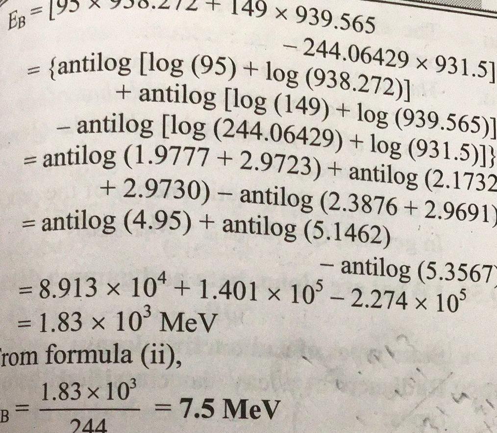 EB 95 B antilog log 95 log 938 272 antilog log 149 log 939