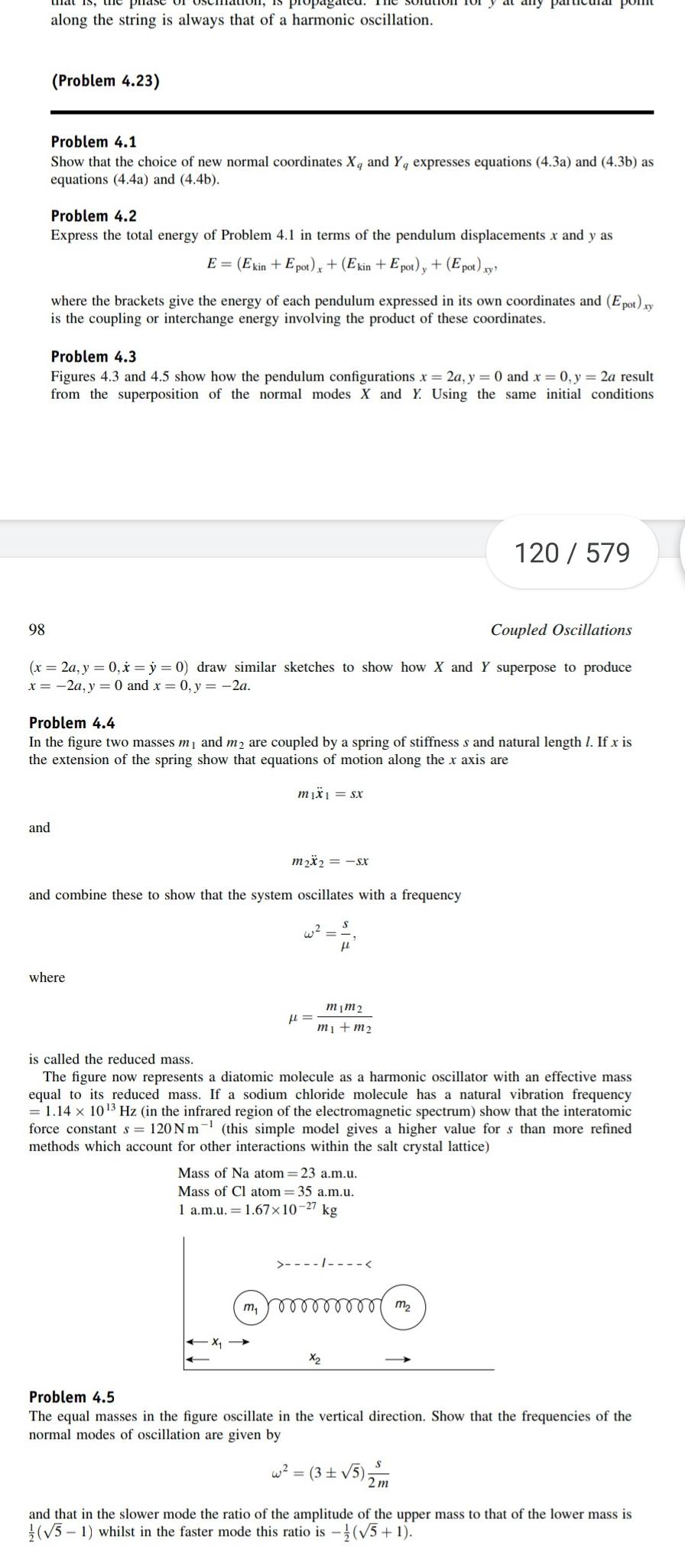 98 along the string is always that of a harmonic oscillation