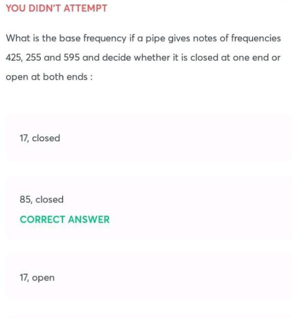 [ANSWERED] YOU DIDN T ATTEMPT What is the base frequency if a pipe Kunduz