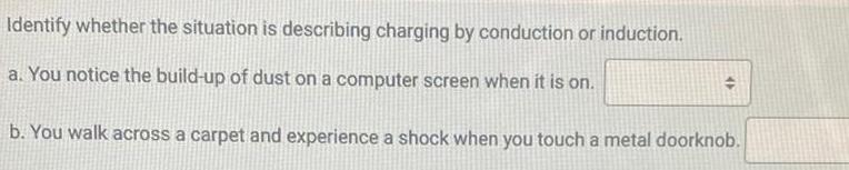 [ANSWERED] Identify whether the situation is describing charging by ...