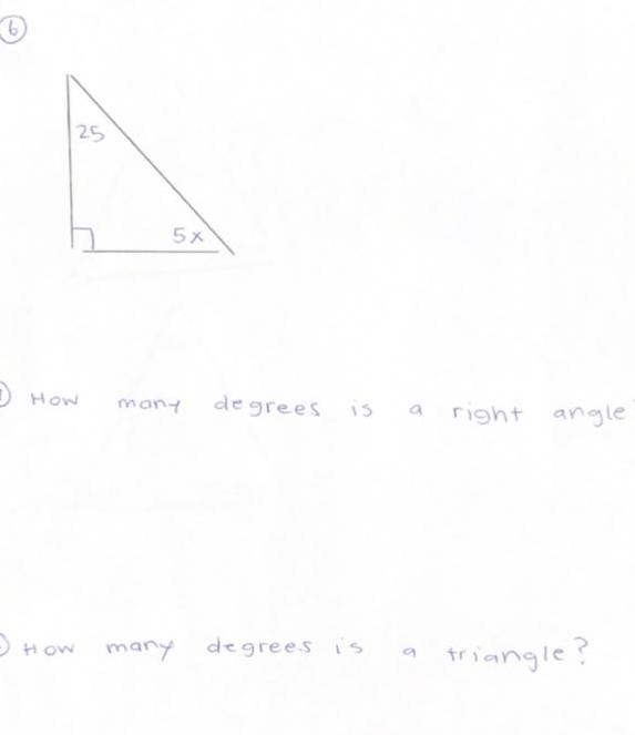 [ANSWERED] 6 25 How How 5x many degrees is a right many degrees is Kunduz