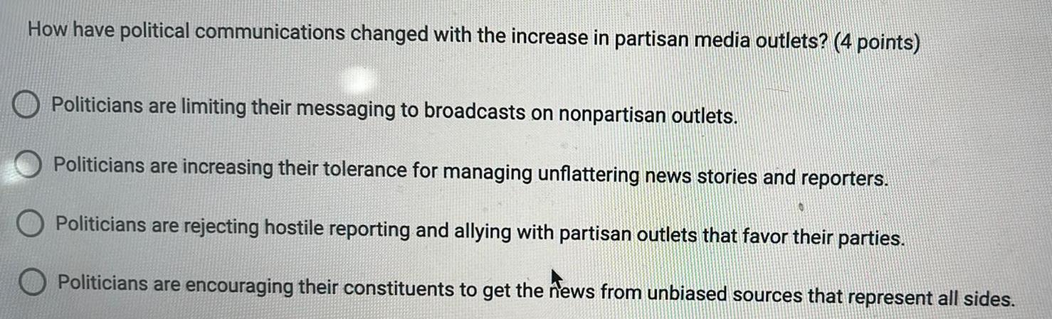 How have political communications changed with the increase