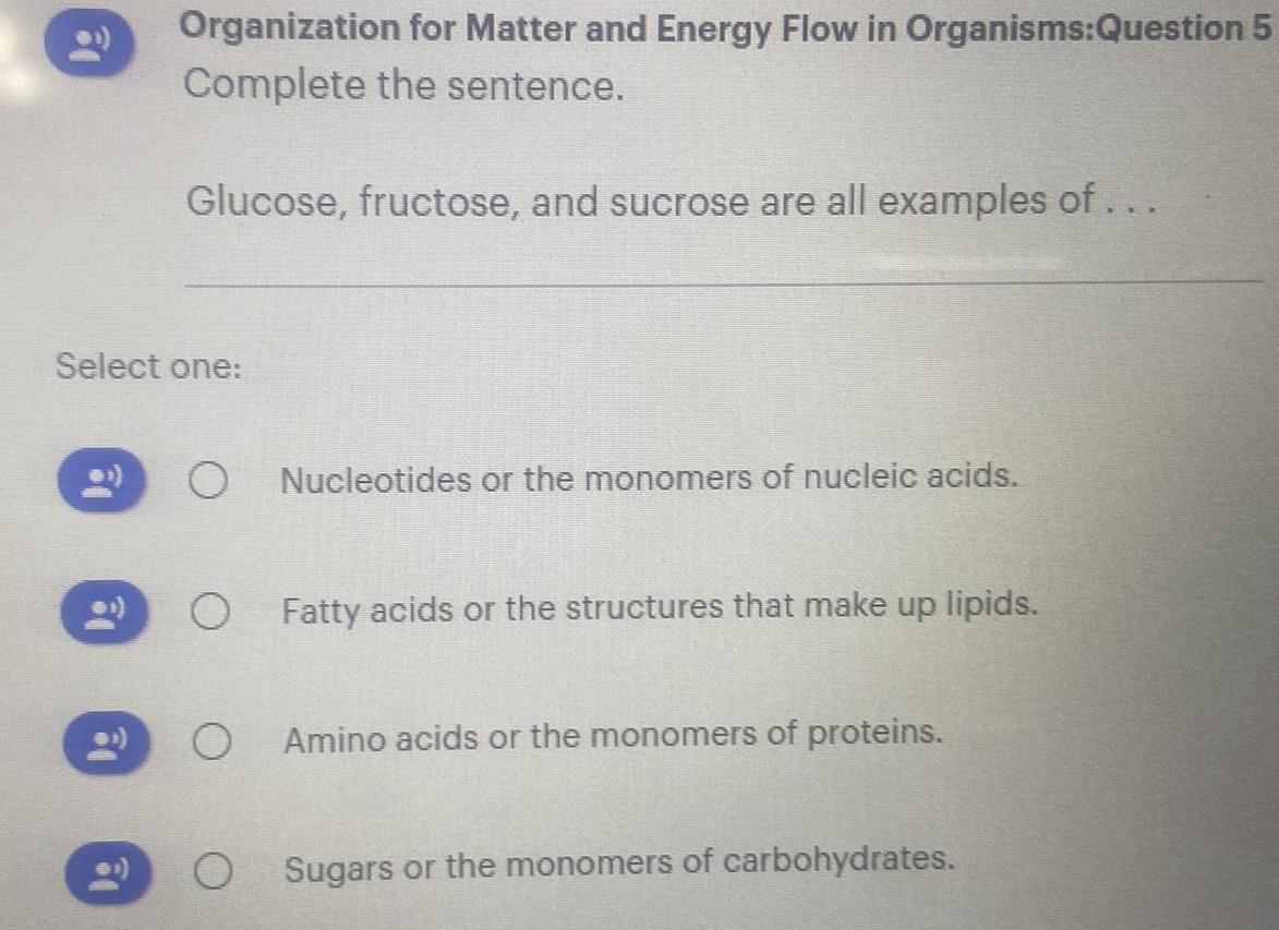  ANSWERED Organization For Matter And Energy Flow In Organisms 