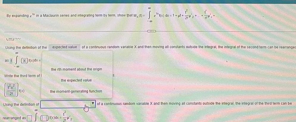 By expanding in a Maclaurin series and integrating term by