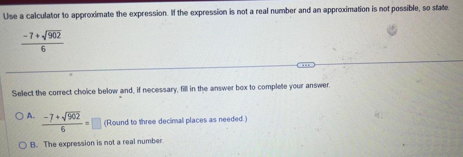 [ANSWERED] Use a calculator to approximate the expression If th