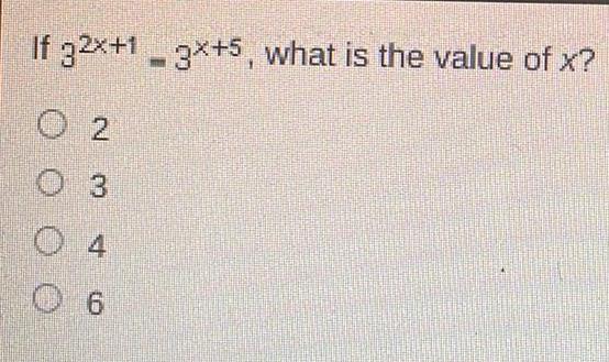 If 32x 13x 5 what is the value of x 2 O4 6