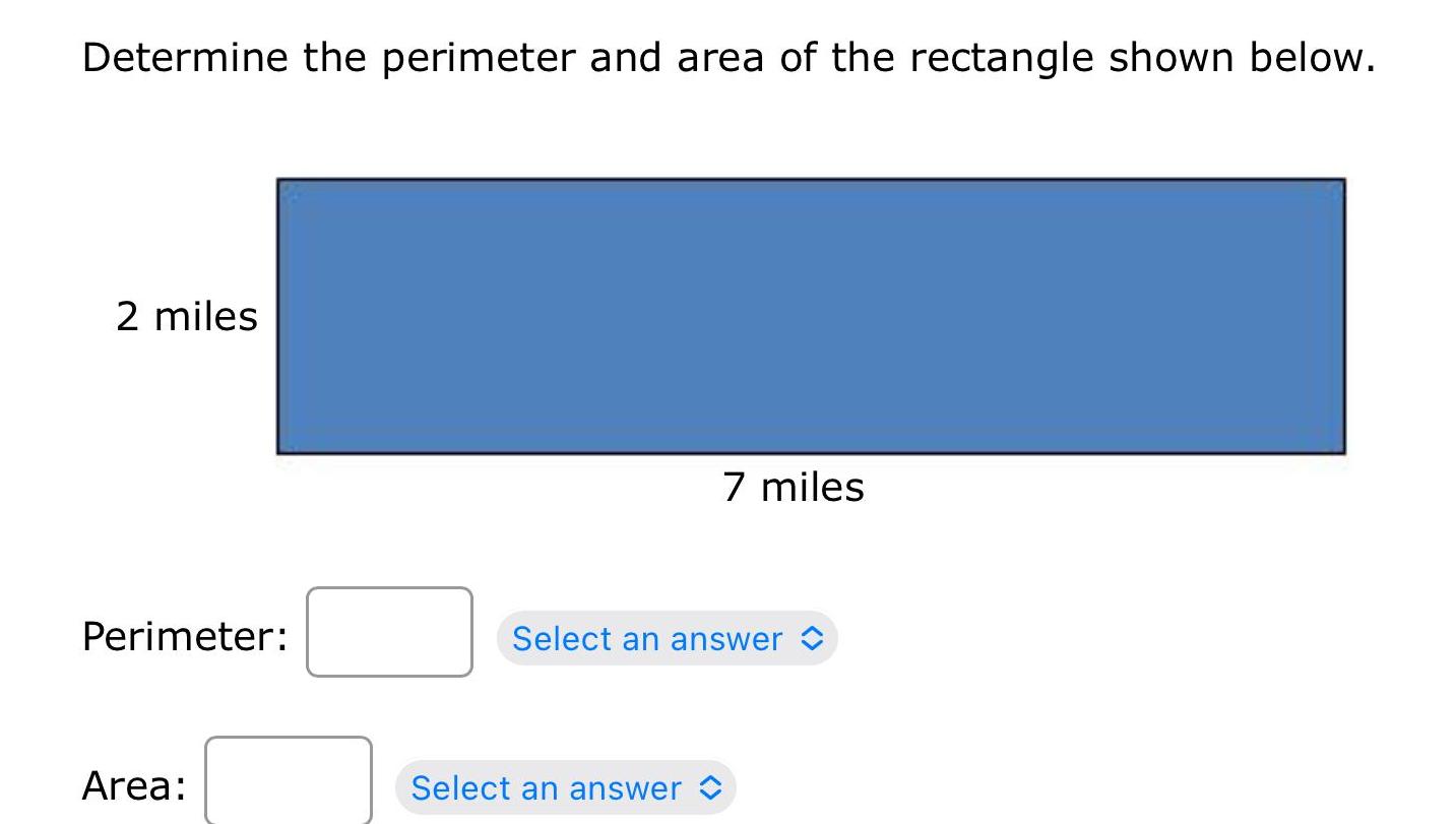 [ANSWERED] Determine the perimeter and area of the rectangle shown Kunduz