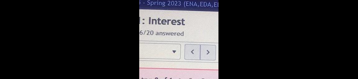 Spring 2023 ENA EDA EI 1 Interest 6 20 answered