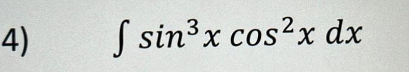 4 f sin x cos x dx